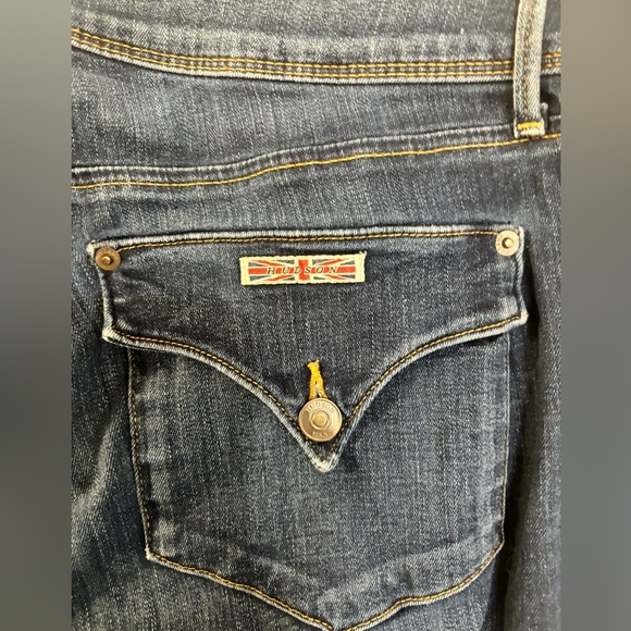 Hudson Dark Wash Straight Leg  Blue Jeans Women’s size 31 - Picture 3 of 8